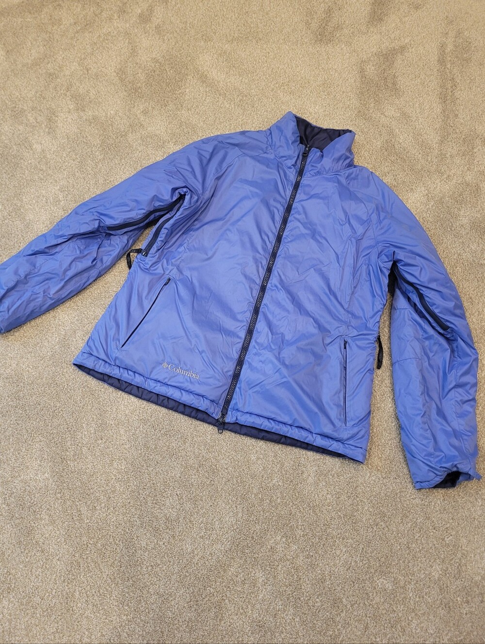 Columbia Vintage Tech Reversible Down Jacket Size Womens Large